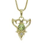 Yahoo! Yahoo!ショッピング(ヤフー ショッピング)メンズネックレス ペリドット 8月誕生石 ペンダント 10金