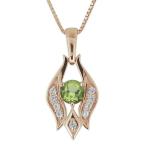 Yahoo! Yahoo!ショッピング(ヤフー ショッピング)ペリドット ネックレス 天然石 エレガント 大人 ペンダント 10金 妻 嫁 彼女