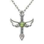 シルバーアクセサリー レディース ネックレス 安い プチプラ ペリドット