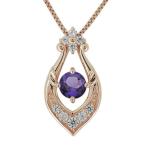 Yahoo! Yahoo!ショッピング(ヤフー ショッピング)ネックレス レディース 30代 40代 50代 オシャレ アメジスト ペンダント 10金