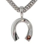 メンズネックレスシルバー馬蹄喜平チ...