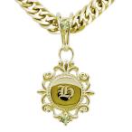 Yahoo! Yahoo!ショッピング(ヤフー ショッピング)イニシャル ネックレス メンズ 10k ペンダント 8月誕生石 ペリドット 喜平