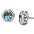 Yahoo! Yahoo!ショッピング(ヤフー ショッピング)ブルートパーズ ミル打ち ピアス K18 ブルートパーズピアス ハート