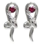 Yahoo! Yahoo!ショッピング(ヤフー ショッピング)ヘビ ピアス へび K18 ルビー ピアス