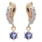 Yahoo! Yahoo!ショッピング(ヤフー ショッピング)タンザナイトピアス シンプルピアス エレガント K10ピアス 上品