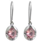 プラチナピンクトルマリンピアスフッ...