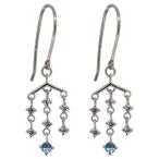 Yahoo! Yahoo!ショッピング(ヤフー ショッピング)シャンデリアモチーフ ブルートパーズ フックピアス レディース プラチナ クリスマス ポイント消化