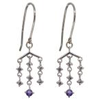 Yahoo! Yahoo!ショッピング(ヤフー ショッピング)シャンデリアモチーフ アメジスト フックピアス レディース プラチナ クリスマス ポイント消化