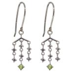 Yahoo! Yahoo!ショッピング(ヤフー ショッピング)シャンデリアモチーフ ペリドット フックピアス レディース プラチナ クリスマス ポイント消化