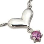 Yahoo! Yahoo!ショッピング(ヤフー ショッピング)プラチナ アンクレット 一粒 ハート ピンクサファイア アンクレット クリスマス ポイント消化