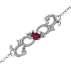 Yahoo! Yahoo!ショッピング(ヤフー ショッピング)プラチナ ルビー アンクレット 唐草 アラベスク 一粒 クリスマス ポイント消化