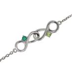 エメラルドブレスレットプラチナイン...