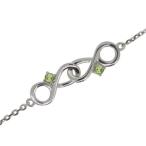 ペリドットブレスレットプラチナイン...