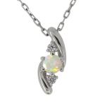 オパールネックレスシルバーレディー...