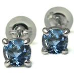 Yahoo! Yahoo!ショッピング(ヤフー ショッピング)ピアス 18金 アクアマリン 一粒 シンプル ピアス