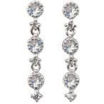 Yahoo! Yahoo!ショッピング(ヤフー ショッピング)プラチナ ピアス ロイヤルブルームーンストーン トリロジーピアス アンティーク クリスマス ポイント消化