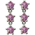 Yahoo! Yahoo!ショッピング(ヤフー ショッピング)トリロジーメンズピアス 王冠 ピンクサファイア プラチナ メンズピアス クリスマス ポイント消化