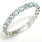 ブルートパーズエタニティーリングシ...