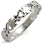 ファランジリングプラチナリングクロ...