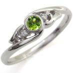 Yahoo! Yahoo!ショッピング(ヤフー ショッピング)ペリドット リング 10金 指輪 一粒 リング