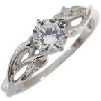ダイヤモンド リング 18金 エンゲージリング(婚約指輪)ダイヤモンドリング