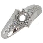  преобразование semi заказ для платина кольцо пустой рамка-оправа женский кольцо Pt900