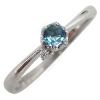 プラチナ11月誕生石ブルートパーズ...