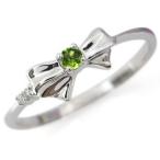 ファランジリング8月誕生石ペリドッ...