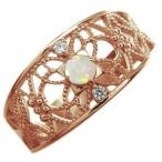 オパールリング唐草指輪アラベスクリ...