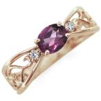 Yahoo! Yahoo!ショッピング(ヤフー ショッピング)ハートリング ロードライトガーネット オーバル K10 唐草 指輪