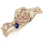 Yahoo! Yahoo!ショッピング(ヤフー ショッピング)サファイア 指輪 アラベスクリング 10金 薔薇 リング