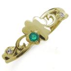 Yahoo! Yahoo!ショッピング(ヤフー ショッピング)クローバー エメラルド 指輪 10金 唐草 四葉 レディース