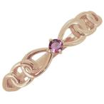 リボンリングピンクトルマリン指輪レ...