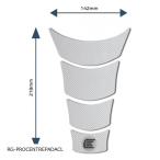 R&amp;G (a-ru and ji-) Eazi-Grip бак рукоятка :PRO: прозрачный Centre Tank Pads Design A RG-PROCENTREPADACL