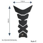 R&amp;G (a-ru and ji-) Eazi-Grip Tank Grips:PRO: черный COLOR Design C (Centre Tank Pads) RG-PROCENTREPADCBL