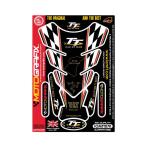  Moto графика подушка бака черный Official TT Races MT-IOMTT07K