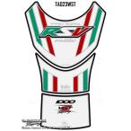  Moto графика подушка бака белый / зеленый / красный APRILIA RSV1000 Mille 99-03 MT-TA023WST