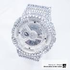 Gショック 腕時計 CASIO G-SHOCK カシオ  ホワイト カスタム スワロフスキー キラキラ 文字盤ホワイト プレゼント ギフト 結婚祝い ラインストーン