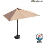 pltstore сад зонт половина иен зонт длина 250cm ширина 130cm высота 170 - THKJ 260cm зонт половина водоотталкивающая отделка UV cut тент высота настройка возможность двор легкий в использовании ...
