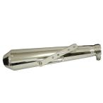  мегафон нижняя часть глушителя серебряный обувь без шнуровки 45mm универсальный серебряный мотоцикл замена установленный позже 