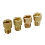 ケイヒン PB16 PB18 PC18 PC20 スーパーカブ C50 C70 90 HA02 モンキー ジャイロ 丸小 メインジェット #55・#58・#60・#62 4個セット