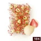 いちご まるごと チョコ ホワイト&桜 16粒 訳あり 送料無料 ポスト投函便 ドライフルーツ チョコかけ