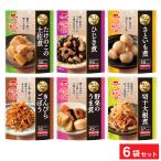イチビキ レトルト惣菜 6種類セット 送料無料 ポスト投函便 化学調味料無添加 レトルト食品 常温保存 惣菜 非常食 おかず