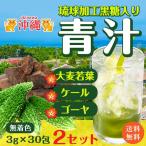 訳あり 沖縄 琉球 黒糖 青汁 3gx60p 送料無料 1杯約17円 ポスト投函便 ポイント 消化 箱レス エコ包装