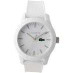 Lacoste ラコステ メンズ レディース 腕時計 White Silicone Strap Watch 2010762 ラバーベルト ホワイト