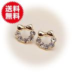 Yahoo! Yahoo!ショッピング(ヤフー ショッピング)キュート きらきらフラワーリングイヤリング 子猫にも見る 2個セット レディースジュエリー・アクセサリー