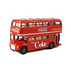 Motor City Classics（モーターシティクラシックス） Coca-Cola （コカコーラ） 1/64 ルートマスター ロンドン ダブルデッカー バス ミニカー
