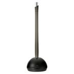 flos フロス 抗菌 デスクペン 油性ボールペン 黒インク 0.7mm グラスブラック ゼブラ P-BA117-GBK