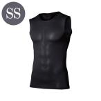 BTデュアル3Dファーストレイヤー ノースリーブ クルーネックシャツ SSサイズ ブラック おたふく手袋 JW-520
