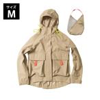 Makku 防滴BPレインパーカ M ベージュ 